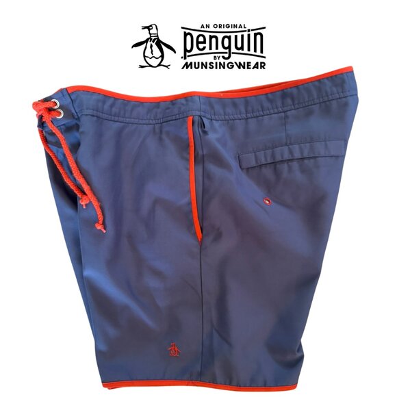 Penguin Men's Gray Swim Trunks 6", Size 34 - Picture 3 of 8